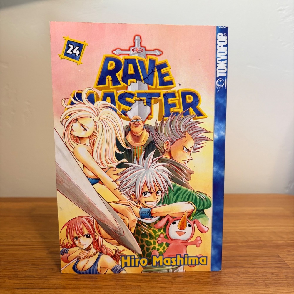Rave Master Volume 24 Mashima 1st Printing English Manga Paperback OOP